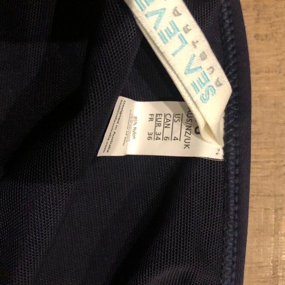 NEW Sea Level Spliced One-Piece NAVY BLUE Swimsuit size various - Picture 4 of 4